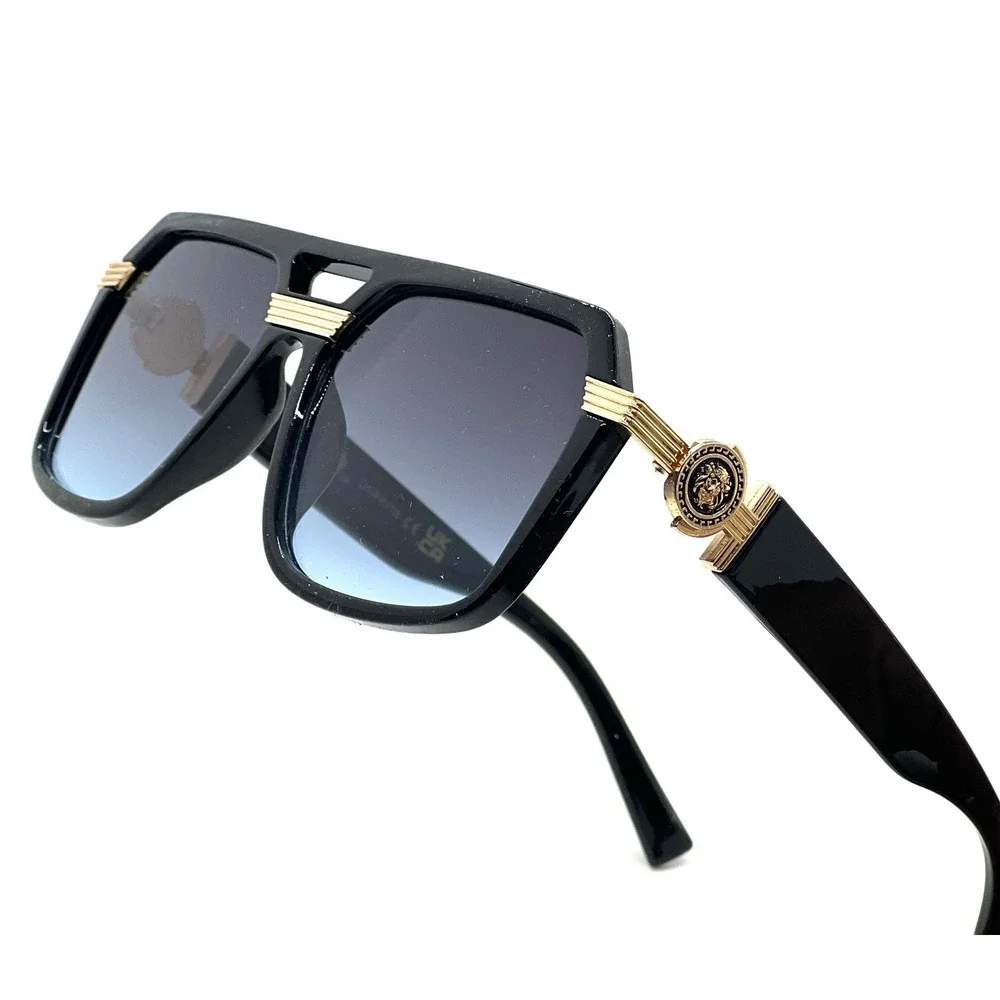 XXL OVERSIZED Women Sunglasses Flat Top Square Sun UV400 Protection Retro Lentes